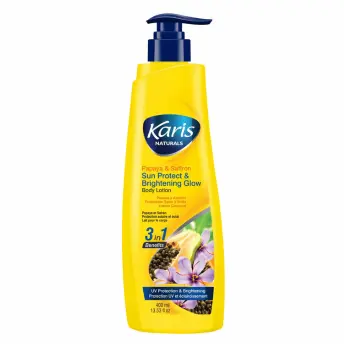 KARIS NATURALS PAPAYA & SAFFRON BODY LOTION